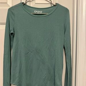 Mudd Green Fitted Long Sleeve T-Shirt